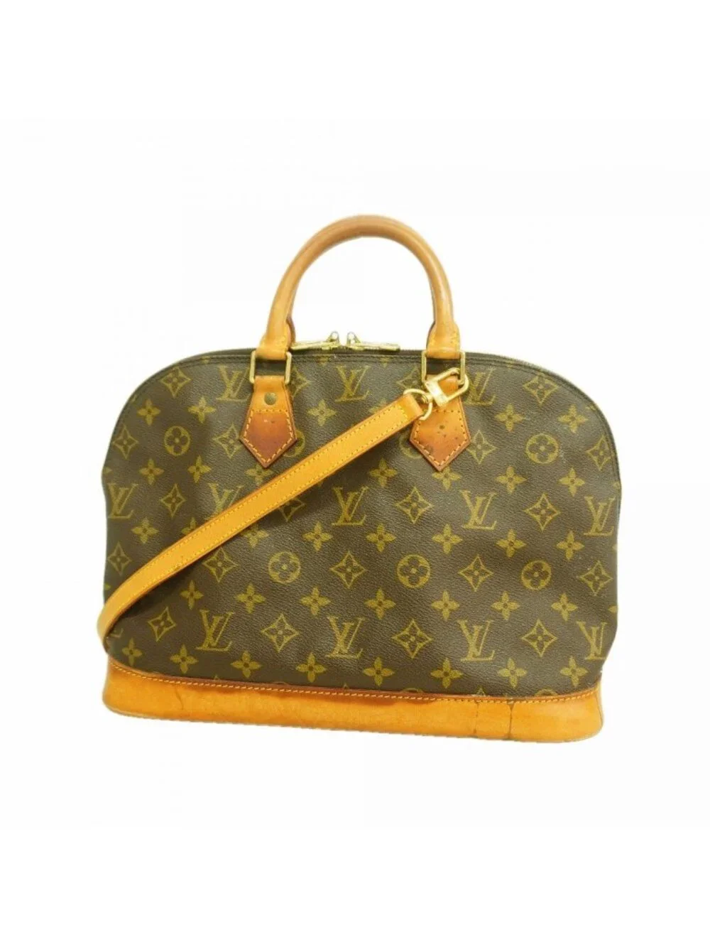 Louis Vuitton Handbag Monogram Alma Brown 2-Way